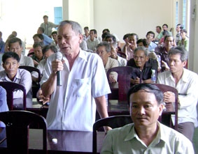 Cử tri kiến nghị tập trung xây dựng hạ tầng nông thôn, thực hiện đồng bộ chính sách an sinh xã hội