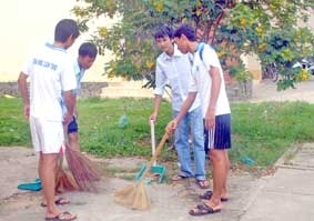 Xây dựng nếp sống văn minh ở một dãy ký túc xá