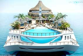 Đảo trên... du thuyền