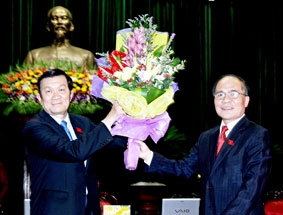 Đồng chí Trương Tấn Sang được bầu giữ chức Chủ tịch nước