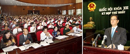 Phê chuẩn đề nghị của Thủ tướng về việc bổ nhiệm các Phó Thủ tướng, các Bộ trưởng và các thành viên khác của Chính phủ