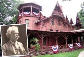 Giở trò trong nhà 
đại văn hào Mark Twain