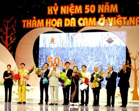 Vì hòa bình, công lý trường tồn hãy đoàn kết lên tiếng chống chất độc da cam