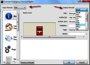 Cách chuyển định dạng PDF phù hợp với thiết bị đọc ebook