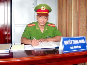 Trinh sát giỏi Nguyễn Thành Trung