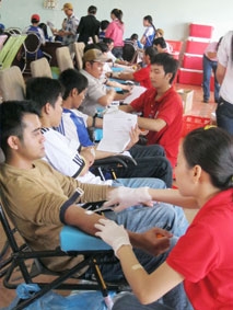 Tiếp nhận 434 đơn vị máu