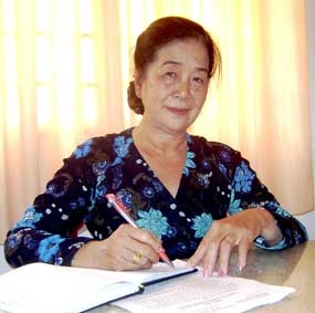 Nữ cựu chiến binh tận tụy