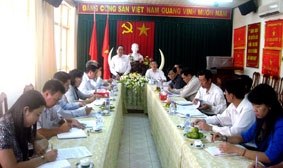 Tăng cường công tác giám sát, kiểm tra, xây dựng tổ chức Đảng trong sạch vững mạnh
