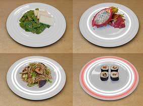 Dĩa giúp nhận biết 
phóng xạ trong 
thực phẩm