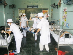 Diễn tập xử lý ngộ độc thực phẩm