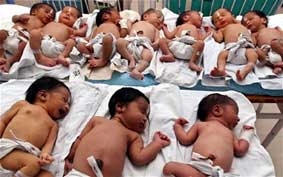 Bà bầu đua nhau đẻ ngày 11-11