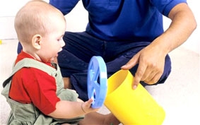 Những từ “to”, “nhỏ” giúp trẻ 
sớm nhận biết không gian