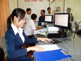 Mỹ Khánh - xã đầu tiên đạt tiêu chí cung cấp dịch vụ công