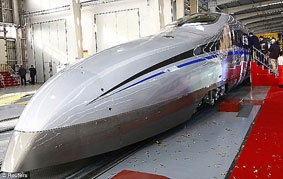 Tàu lửa siêu tốc có thể đạt trên 480 km/giờ