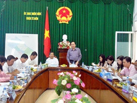 Đoàn Đại biểu Quốc hội TP Cần Thơ
giám sát kết quả đầu tư cho nông nghiệp, nông thôn tại quận Ô Môn