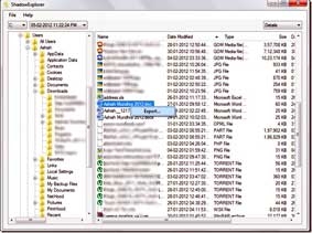 Phục hồi các phiên bản cũ của tập tin bằng ShadowExplorer