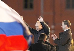 Thủ tướng Putin đắc cử Tổng thống Nga