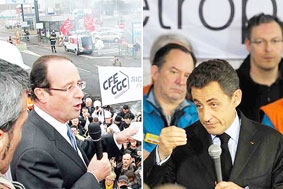 Hollande gia tăng khoảng cách với Sarkozy