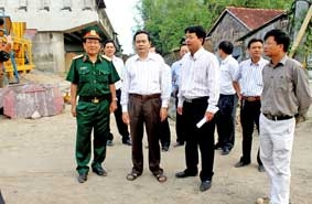 Đảm bảo tiến độ và chất lượng công trình
tuyến giao thông Bốn Tổng - Một Ngàn