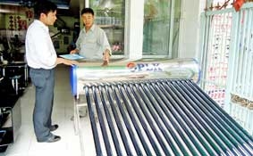 Sắm máy nước nóng năng lượng mặt trời