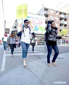 “Một ngày 
không mang giày”