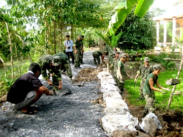 Chung sức xây dựng nông thôn mới