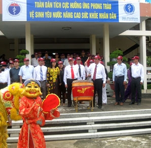 Tích cực hưởng ứng phong trào “Vệ sinh yêu nước nâng cao sức khỏe nhân dân”