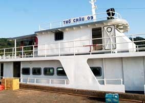 Sắp có tàu mới chở khách 
và hàng hóa ra đảo 
Thổ Châu