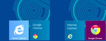 Thiết lập Chrome làm trình duyệt 
mặc định trong môi trường Metro