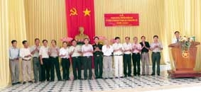 Thành lập Ban liên lạc truyền thống cựu chiến binh Lữ đoàn pháo phòng không 226 Quân khu 9