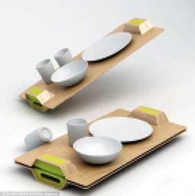 Magic Tray  khay đựng chén dĩa chống trượt