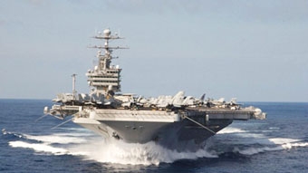 Mỹ điều tàu sân bay trở lại Vùng Vịnh
