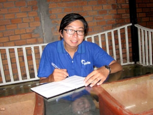 Chàng sinh viên năng động, học giỏi