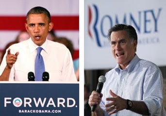 Obama và Romney chuẩn bị cho cuộc tranh luận trực tiếp đầu tiên