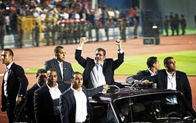 Tổng thống Ai Cập trong ngày
 thứ 100 cầm quyền