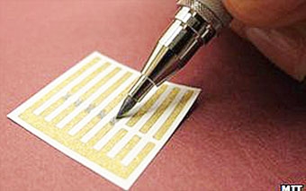 Viết chì “vẽ” cảm biến khí trên giấy