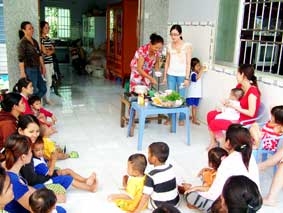 Cải thiện tình trạng suy dinh dưỡng trẻ em