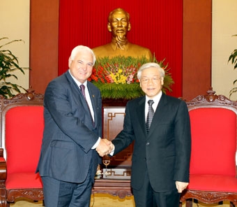 Lãnh đạo Đảng, Nhà nước đón, hội đàm,
hội kiến với Tổng thống Cộng hòa Panama