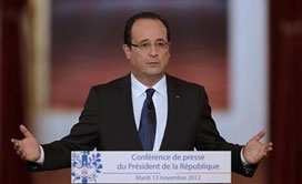 Tổng thống Pháp Hollande nỗ lực lấy lại uy tín