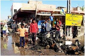 Hàng loạt vụ đánh bom xảy ra ở Iraq