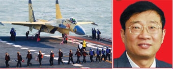 Trung Quốc: Thử nghiệm hạ cánh chiến đấu cơ lên tàu sân bay