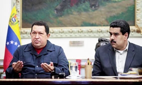 Bệnh ung thư tái phát, Tổng thống Chavez nói “điềm gở”