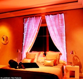 Công nghệ giúp các vật dụng 
trong phòng ngủ phát sáng