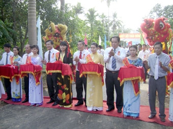 Khánh thành công trình nâng cấp, mở rộng tuyến quốc lộ 91B - chợ Phó Thọ