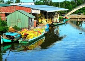 Độc đáo “Chợ lúa hai bận”