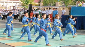 Hơn 1.200 vận động viên tham dự Hội khỏe Phù Đổng huyện Phong Điền