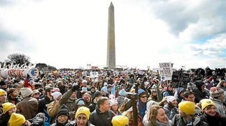 Dân Mỹ biểu tình chống biến đổi khí hậu