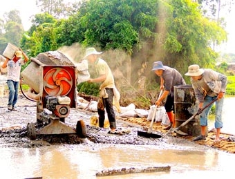 Gắn kết xây dựng nông thôn mới