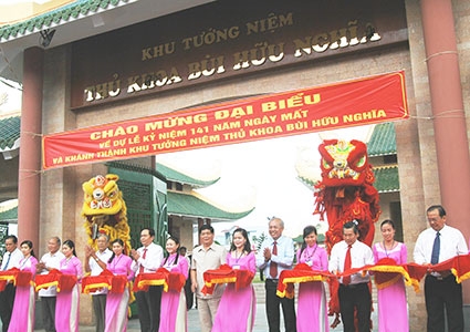 Niềm vui từ công trình Khu tưởng niệm 

Thủ khoa Bùi Hữu Nghĩa