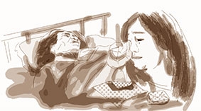 Những chiếc khăn của nội